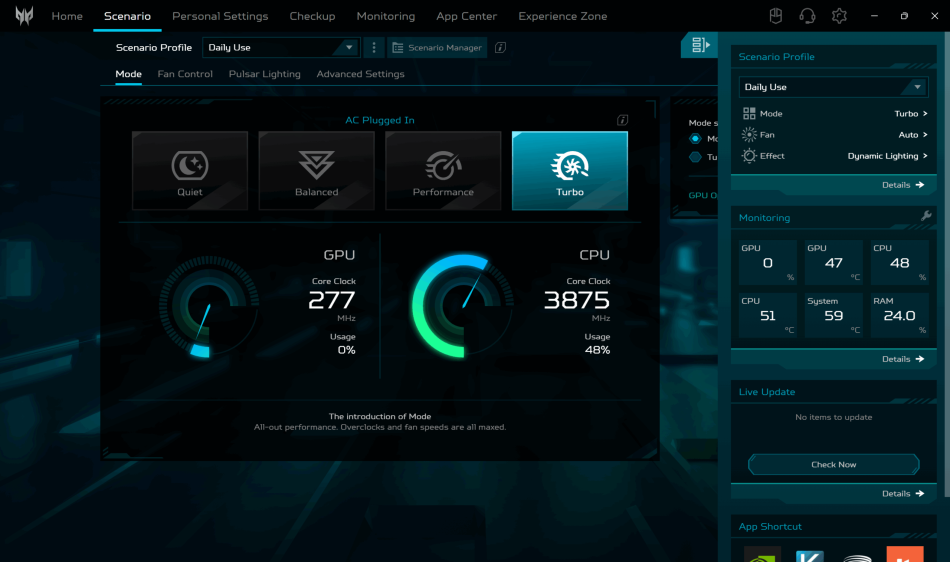 Image from: Ulasan Acer Predator Triton 14 AI – Prestasi Gaming Hebat Dalam Rangka Kecil