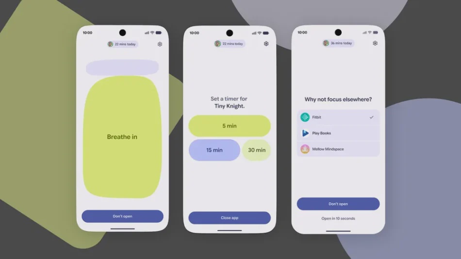 Image from: Android 17 Menambah Ciri “Titik Jeda” – Beri Anda 10 Saat Apabila Anda Buka Aplikasi Mudah Ketagih