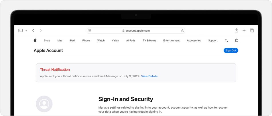Image from: MB Johor Terima Amaran Daripada Apple Bahawa iPhone Beliau Diserang Perisian Intipan