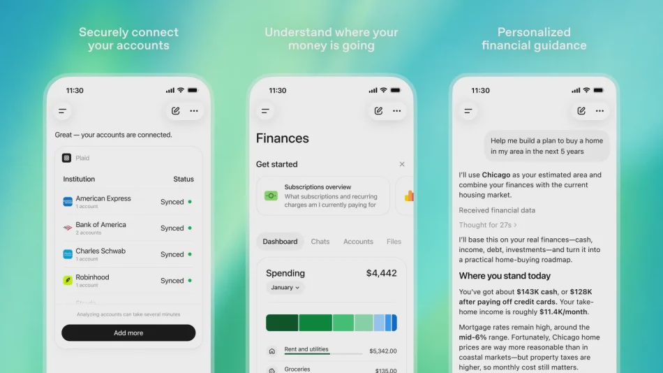 Image from: OpenAI Membolehkan Akaun Bank Dihubungkan Ke ChatGPT, Dan Pengguna Boleh Bertanyakan Soalan Kewangan – Terhad Di AS