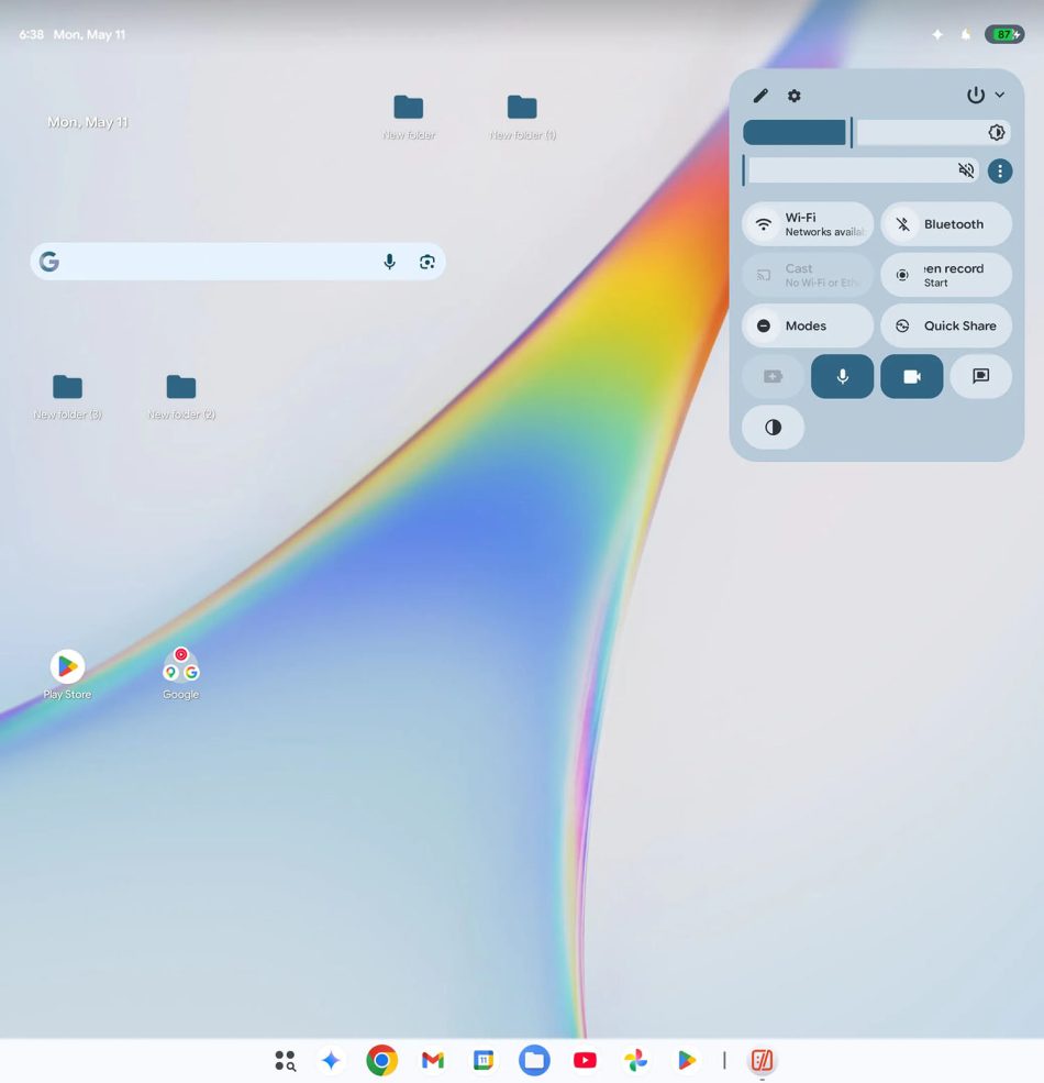 Image from: Antaramuka Aluminium OS Untuk Googlebook Tertiris