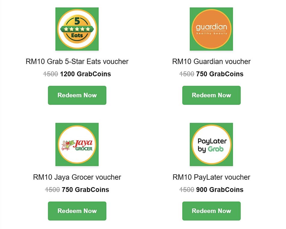 Image from: Nikmati Penjimatan Baucar Sehingga 50% Dengan GrabCoins Sepanjang Jualan Kilat Mei