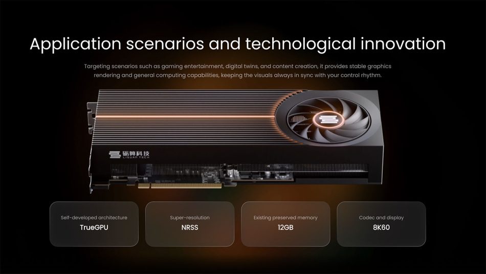 Image from: China Lancarkan Kad Grafik Gaming Pertama – Lisuan LX 7G100