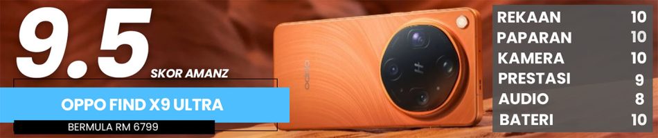 Image from: Ulasan OPPO Find X9 Ultra – Telefon Yang Menyamar Sebagai Kamera