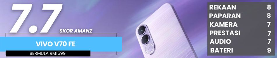Image from: Ulasan Vivo V70 FE – Praktikal Dan Cukup Memadai
