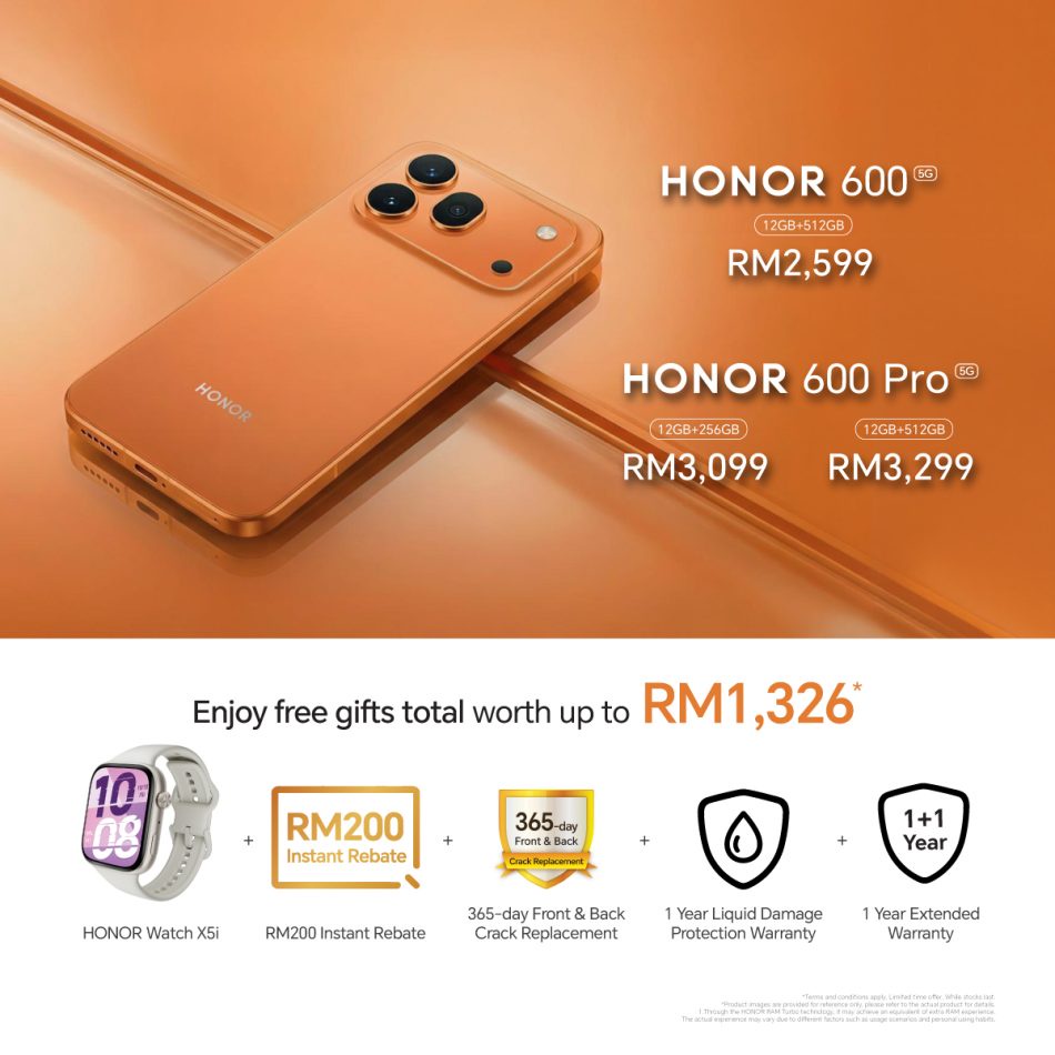 Image from: HONOR 600 Pro – Kamera AI Pintar Yang Mengubah Setiap Detik Anda Jadi Lebih Bermakna