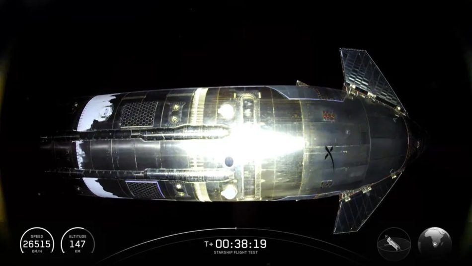 Image from: Ujian Starship V3 Berjaya Dilakukan Bersama Dengan Pelancaran 22 Satelit Starlink