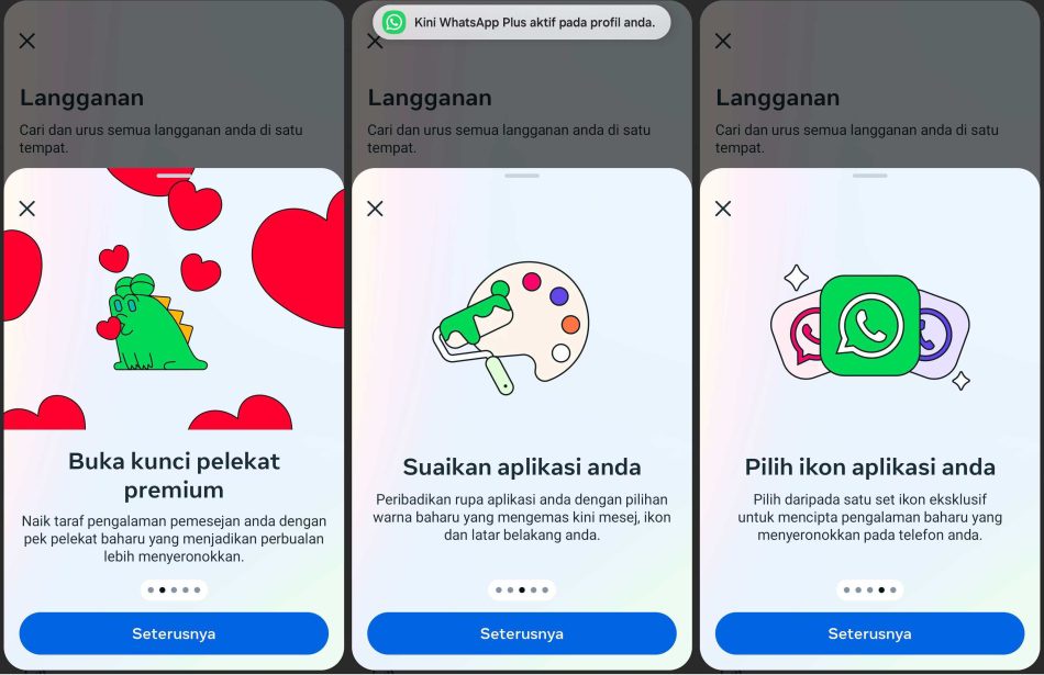 Image from: WhatsApp Menguji Langganan WhatsApp Plus Di Malaysia Pada Harga RM3.50 Sebulan