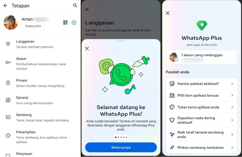 Image from: WhatsApp Menguji Langganan WhatsApp Plus Di Malaysia Pada Harga RM3.50 Sebulan