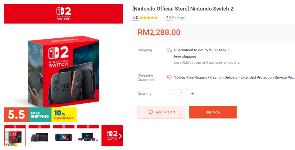 Image from: Harga Siri Konsol Permainan Nintendo Switch Akan Dinaikkan Tidak Lama Lagi