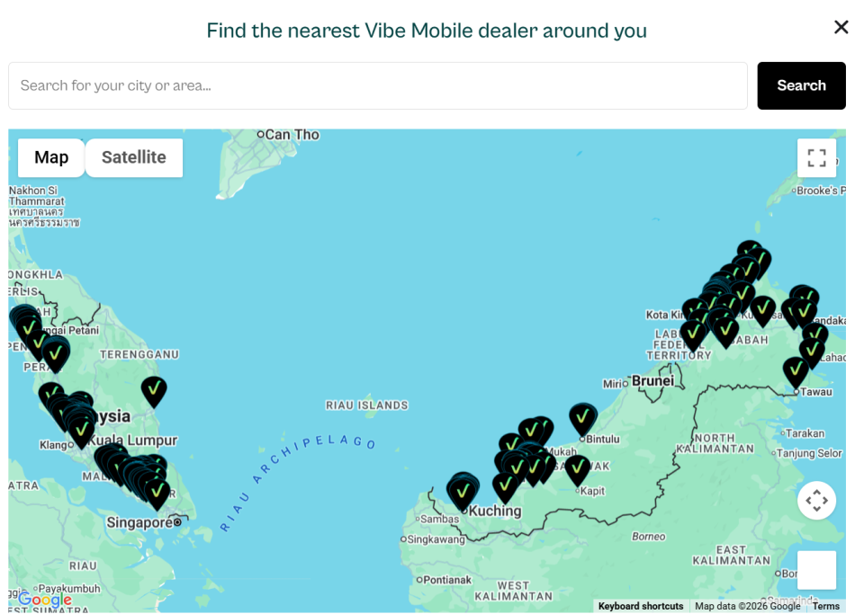 Image from: Vibe Mobile Menggunakan Khidmat Rangkaian 5G UMobile Untuk Menguasakan Perkhidmatan Mereka
