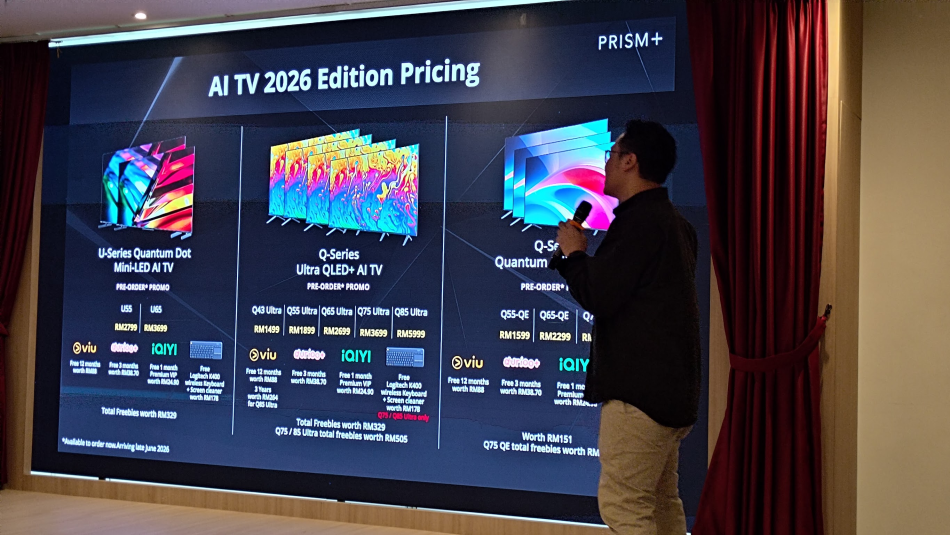 Image from: PRISM+ Mengemaskini Siri TV Mini-LED, QLED+, dan LED TV Mereka Di Malaysia – Harga Bermula RM 1599