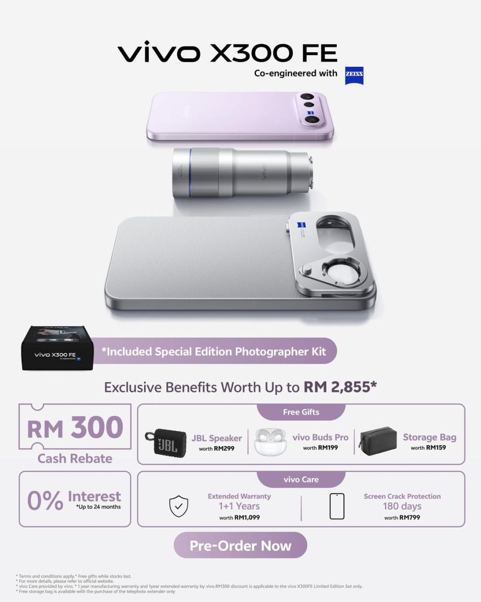 Image from: Vivo X300 Ultra Bakal Tiba Di Malaysia Pada 14 Mei – Tempahan Awal Dibuka Dengan Hadiah Bernilai Sehingga RM4556