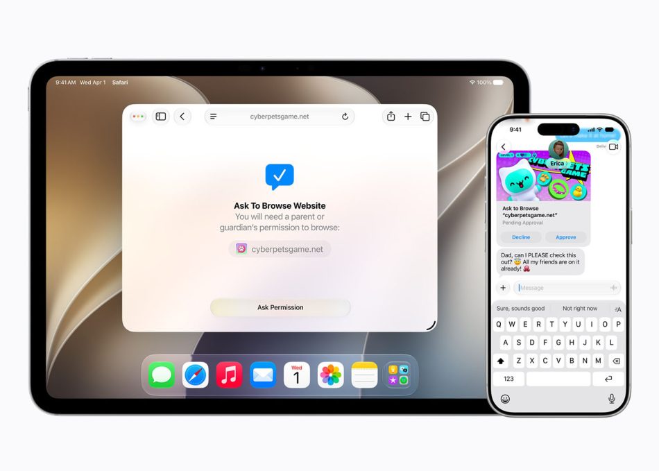 Image from: Kawalan Peranti Apple Milik Anak Dipertingkat Dengan Elaun Masa dan Kawasan Akses Lebih Baik