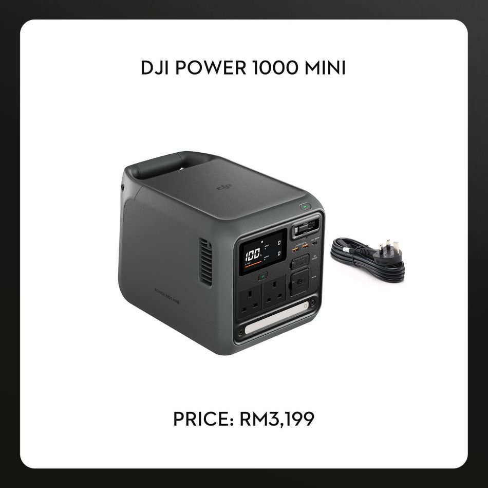 Image from: DJI Power 1000 Mini Dijual Di Malaysia Pada Harga RM3199