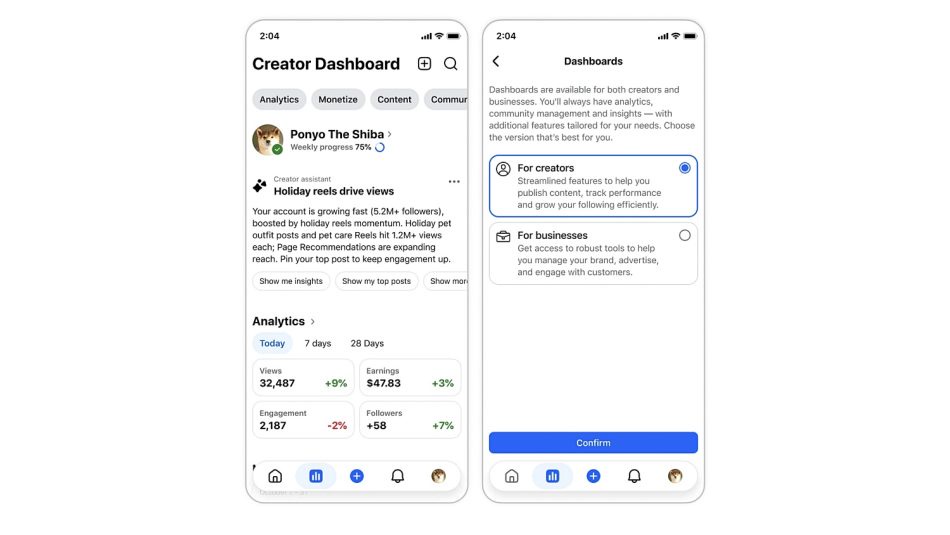 Image from: Meta Kembalikan Semula Facebook Creator Studio Dengan Peningkatan Berasaskan AI