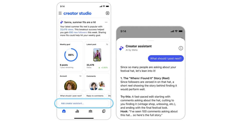 Image from: Meta Kembalikan Semula Facebook Creator Studio Dengan Peningkatan Berasaskan AI