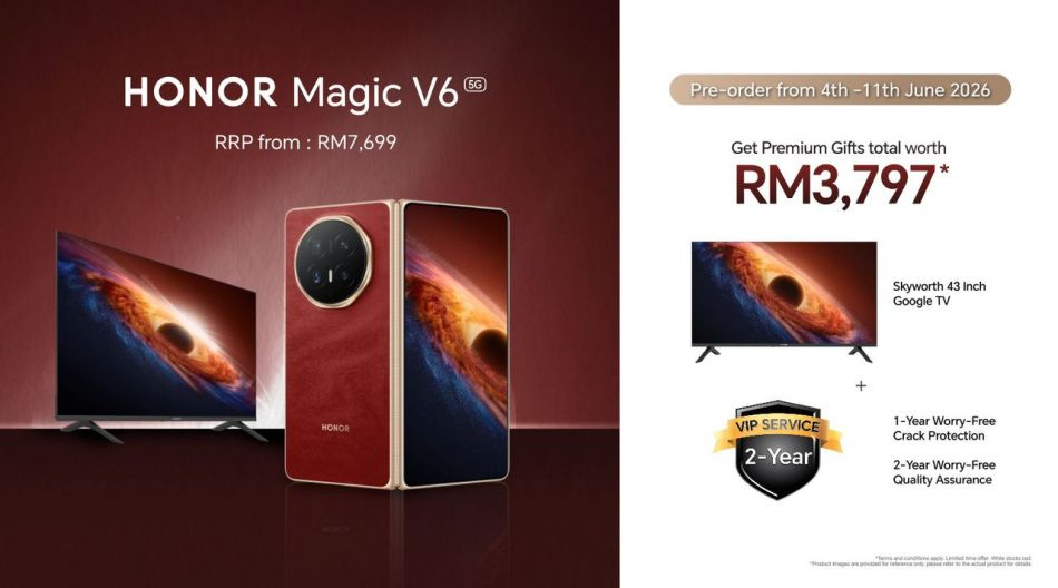 Image from: HONOR Magic V6 — Jambatan Antara Dua Ekosistem