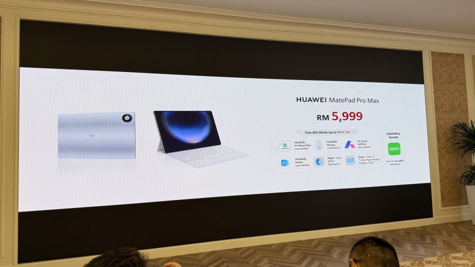 Image from: Huawei MatePad Pro Max Dijual Di Malaysia Pada Harga RM5999