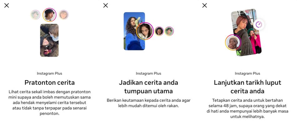 Image from: Instagram Plus Kini Boleh Dilanggan Di Malaysia Pada Harga RM4.50 Sebulan – Tawar Sejumlah Ciri Menarik Untuk Pengguna Tegar