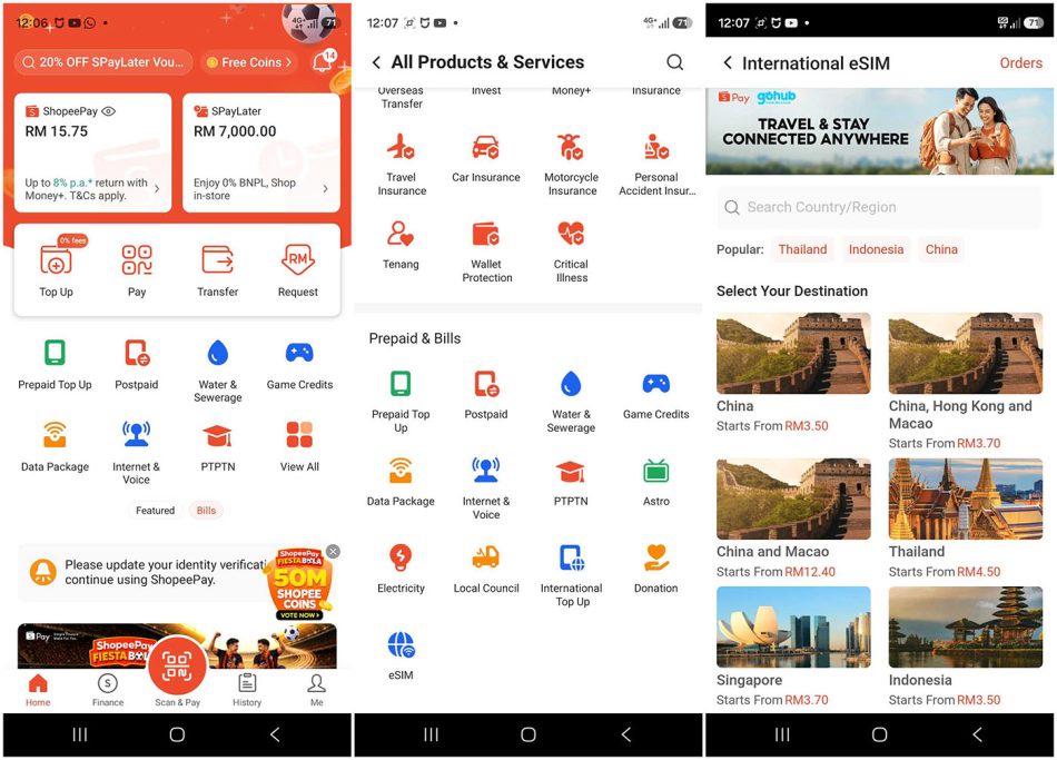 Image from: ShopeePay Kini Menawarkan Travel eSIM Untuk Perayauan Luar Negara