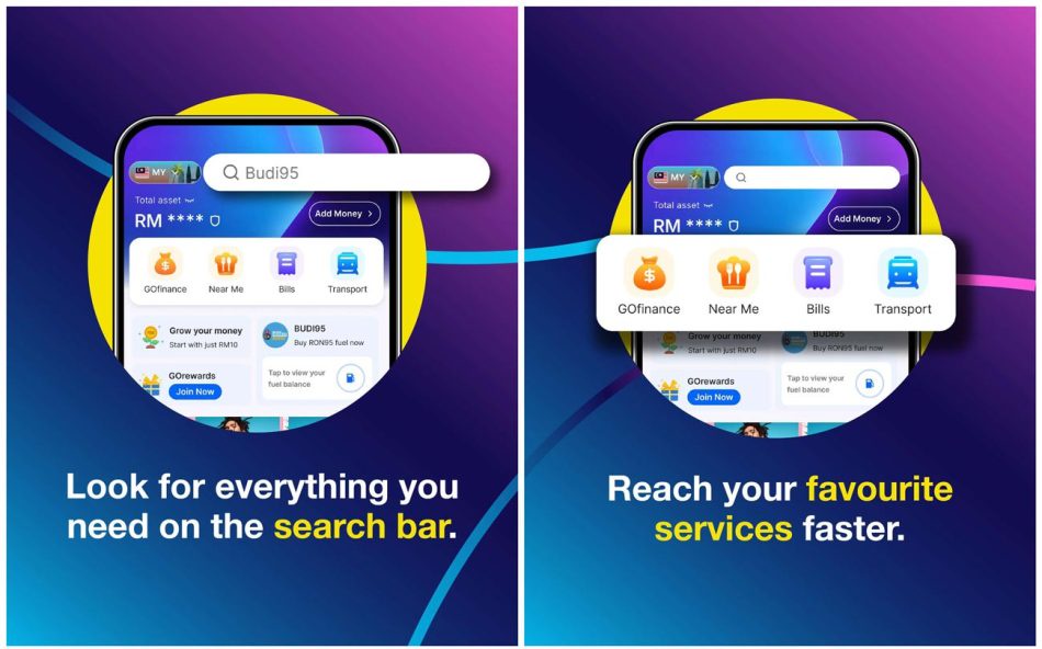 Image from: TNG eWallet Menerima Antaramuka Baharu