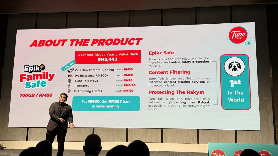 Image from: Tune Talk Epik+ Family Safe Diperkenalkan – RM80 Sebulan, 700GB Data Dengan Kawalan Kandungan Anak-Anak