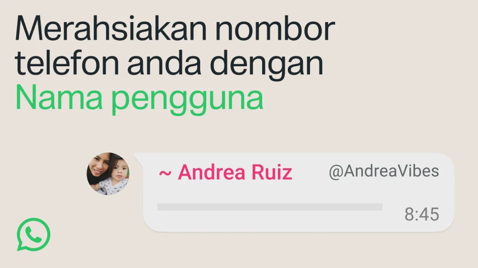 Image from: WhatsApp Kini Membolehkan Anda Mula Memilih Nama Pengguna