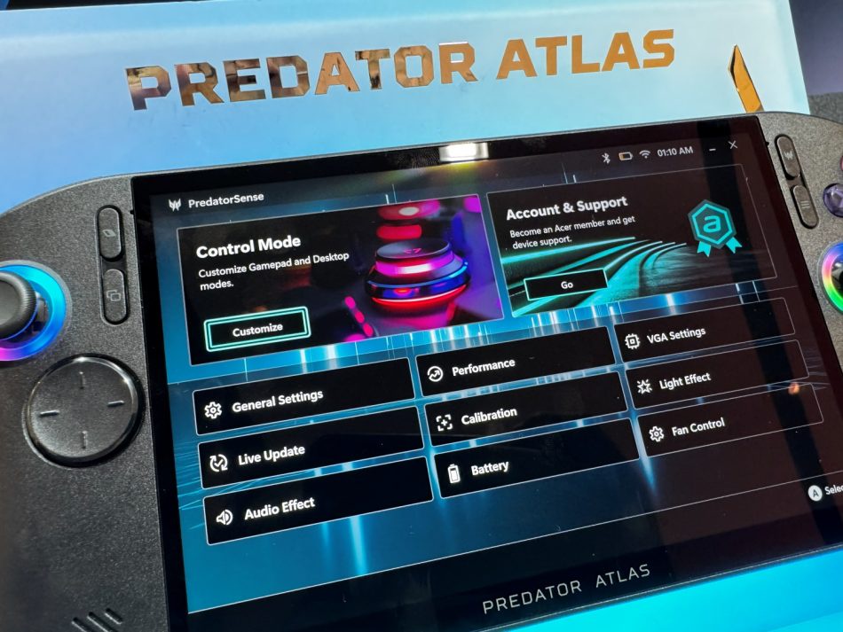 Image from: Pandang Pertama Acer Predator Atlas 8 – Pencabar Baru Masuk Gelanggang