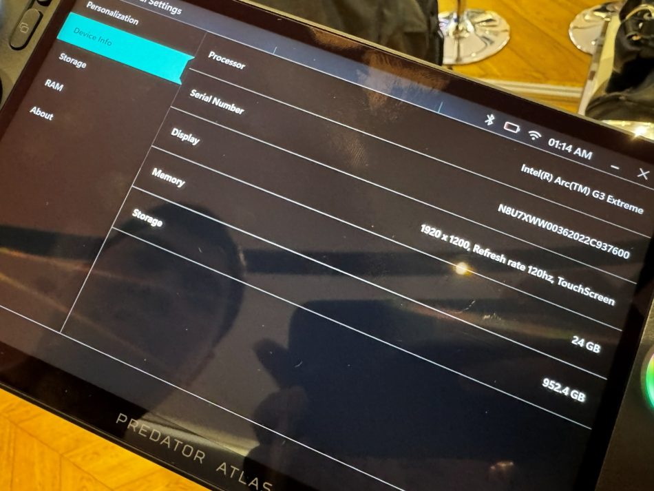 Image from: Pandang Pertama Acer Predator Atlas 8 – Pencabar Baru Masuk Gelanggang