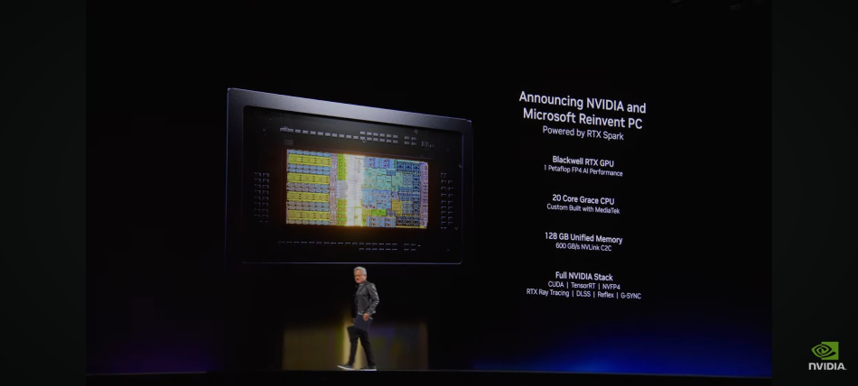 Image from: RTX Spark Ialah Platform Cip Pemprosesan NVIDIA Terbaru Yang Menguasakan Semua Aspek Perkomputeran Pengguna