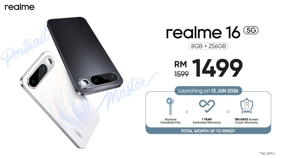 Image from: Realme 16 Rasmi Di Malaysia – Cip Dimensity 6400 Turbo, Bateri 7000mAh Dan Harga RM1599