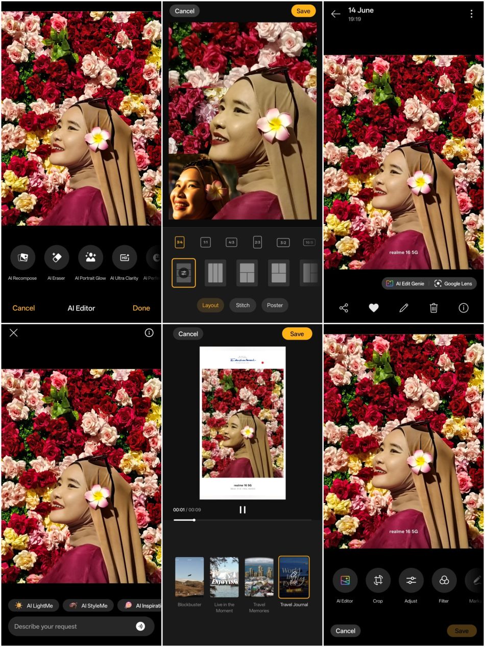 Image from: Ulasan Realme 16 – Ringkas Tetapi Bernilai