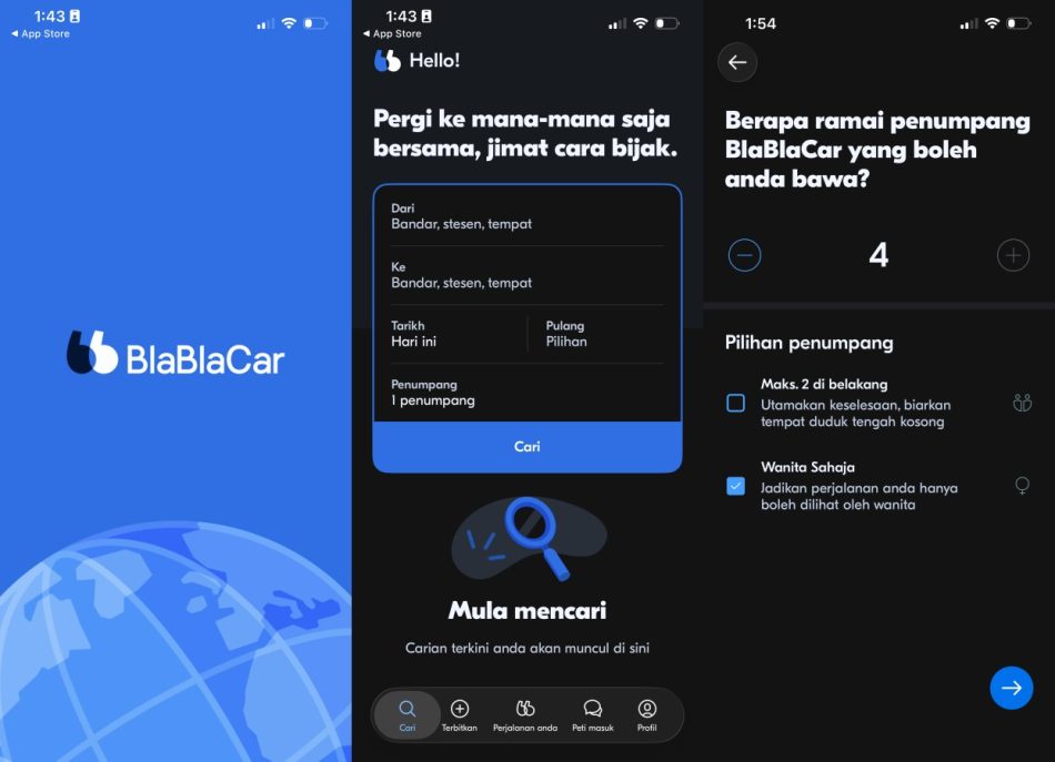 Image from: BlaBlaCar Kini Memasuki Malaysia – Fokus Perkhidmatan Perkongsian Kereta Jarak Jauh