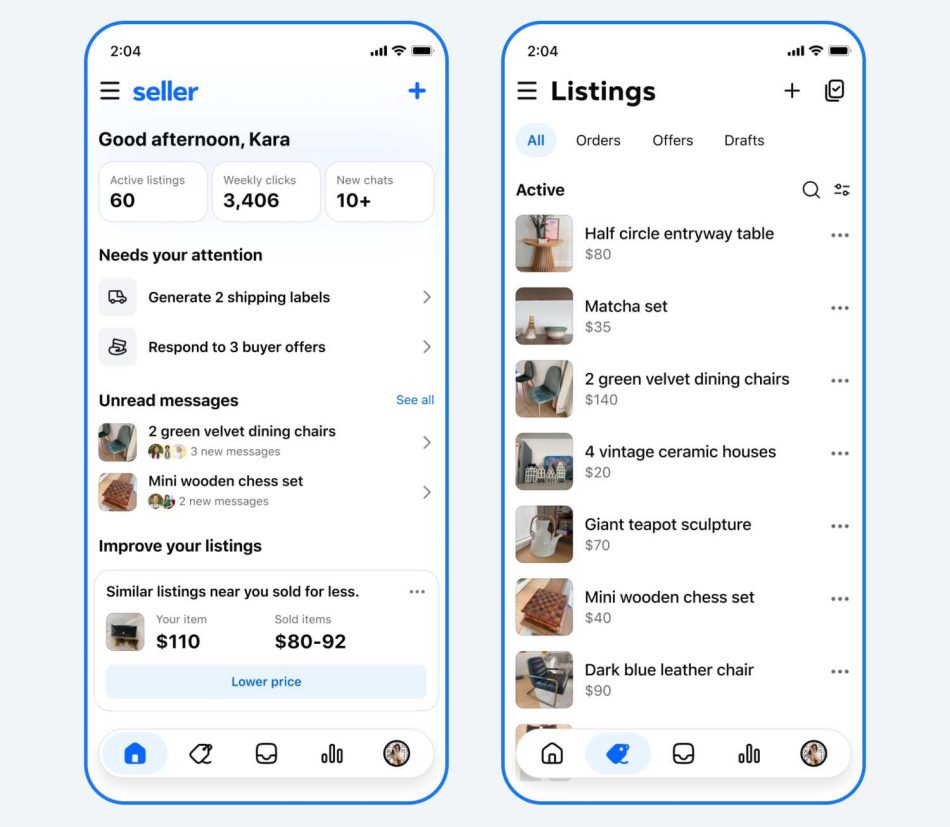 Image from: Facebook Perkenal Aplikasi Baharu Dinamakan “Seller” – Memfokuskan Jual-Beli FB Marketplace