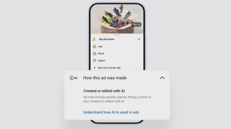 Image from: Google Kini Memaklumkan Sekiranya Sesuatu Iklan Dijana AI