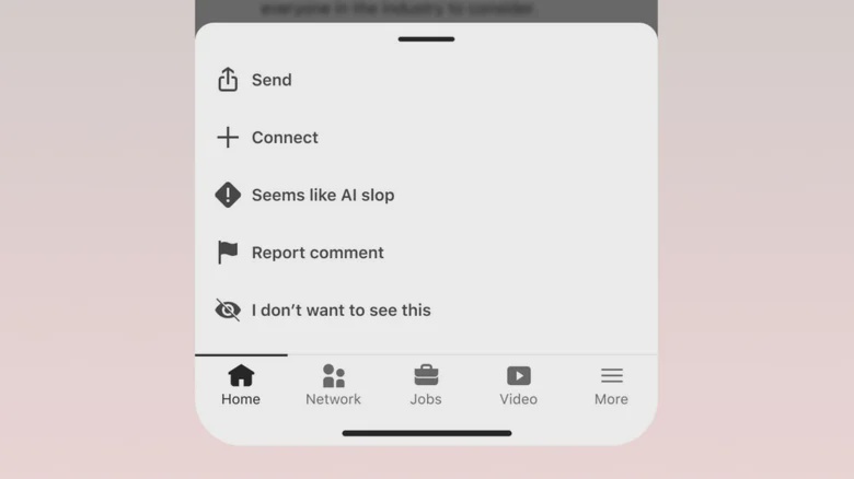 Image from: LinkedIn Perkenalkan Butang Melaporkan Kandungan Janaan AI