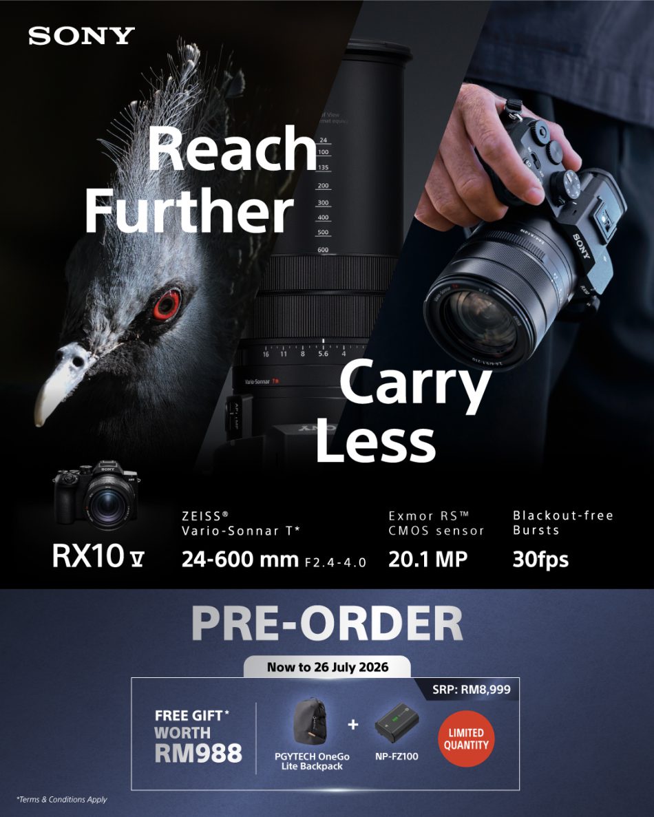 Image from: Sony RX10 V Dijual Di Malaysia Pada Harga RM8999