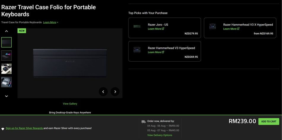 Image from: Razer Travel Case Folio Dijual Di Malaysia Pada Harga RM239