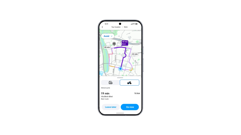 Image from: Waze Perkenalkan Mod Motosikal Baharu Dengan Sokongan AI