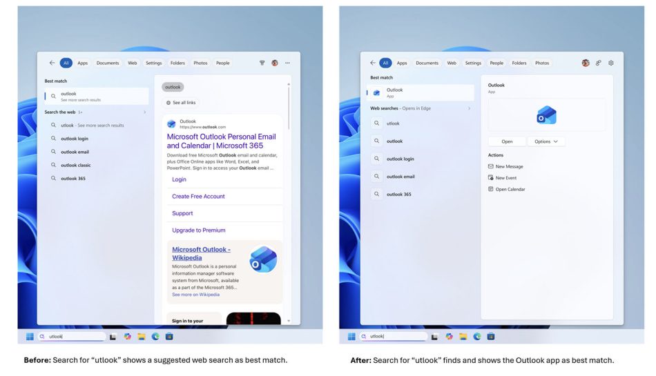 Image from: Fungsi Search Windows 11 Kini Memfokuskan Pada Fail Tersimpan Dalam PC