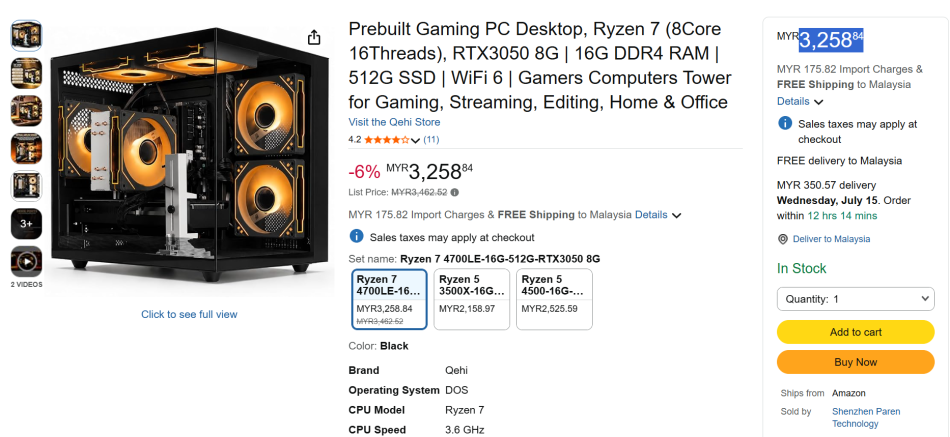 Image from: AMD Zen 2 Kembali Dengan Cip AMD Ryzen 7 4700LE