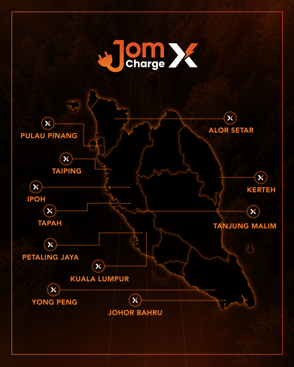 Image from: Pengecas JomChargeX Hingga 1200kW Dilancarkan – 20% Ke 70% Dalam Masa 5 Minit