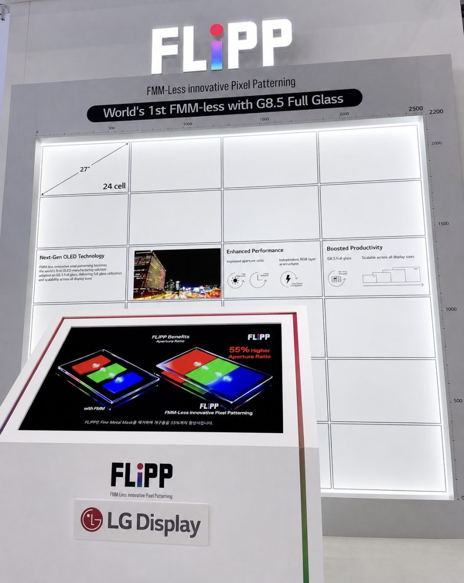 Image from: LG Display Memperlihatkan Panel FLiPP OLED Dengan Nilai Kecerahan Lebih Tinggi Dan Jangkahayat Panjang