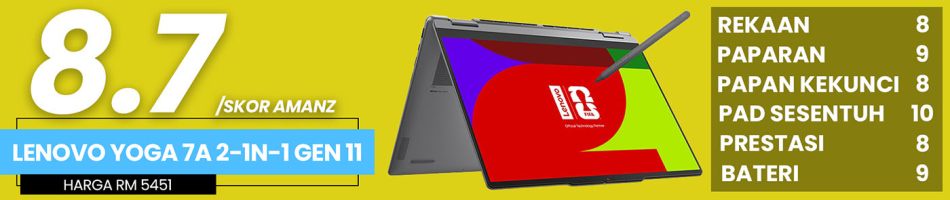 Image from: Ulasan Lenovo Yoga 7a 2-in-1 (Gen 11) – Komputer Riba Dan Tablet Serba Boleh