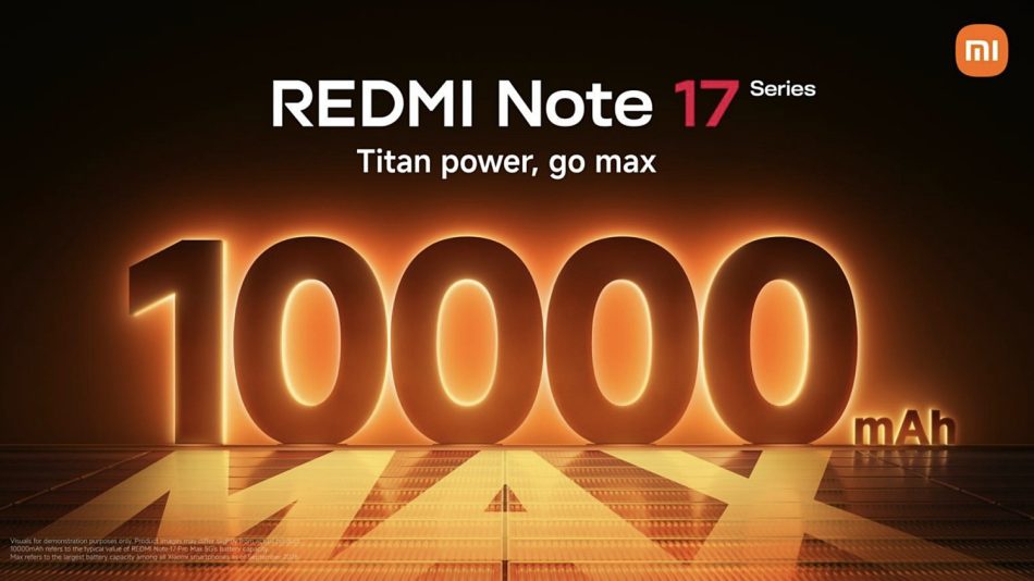 Image from: Redmi Mula Mengacah Kehadiran Siri Note 17 Dengan Bateri 10,000mAh