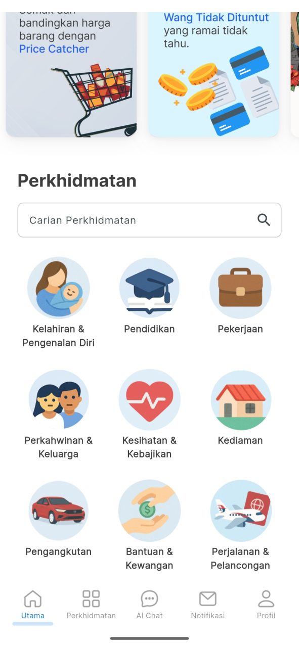 Image from: Aplikasi MyGOV Dikemaskini Dengan Chatbot AI Yang Boleh Menyemak Butiran Antara Jabatan