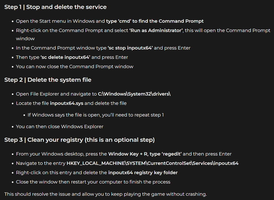 Image from: Aksesori RGB Menyebabkan Isu Permainan Ranap Dengan Kemaskini Windows 11 Terbaru