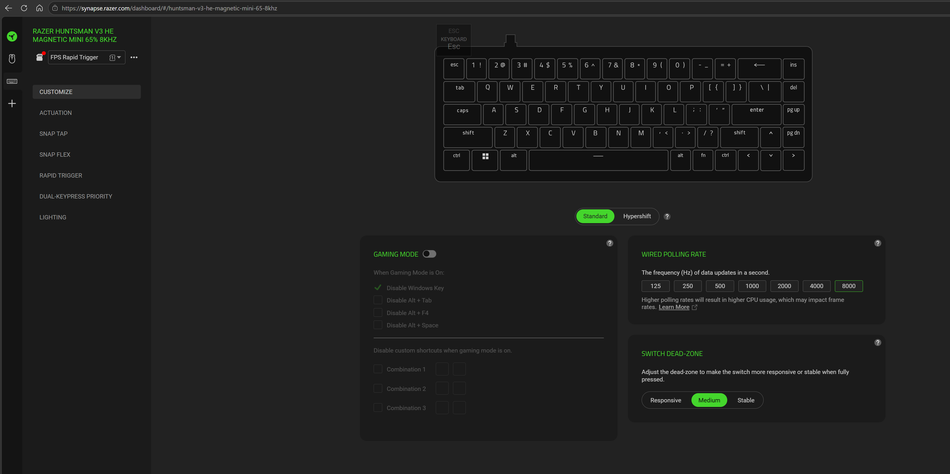 Image from: Ulasan Razer Huntsman V3 HE Magnetic Mini 65% 8KHz – Hanya Beli Kalau Anda Gamer Tegar