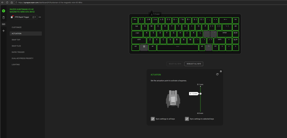 Image from: Ulasan Razer Huntsman V3 HE Magnetic Mini 65% 8KHz – Hanya Beli Kalau Anda Gamer Tegar